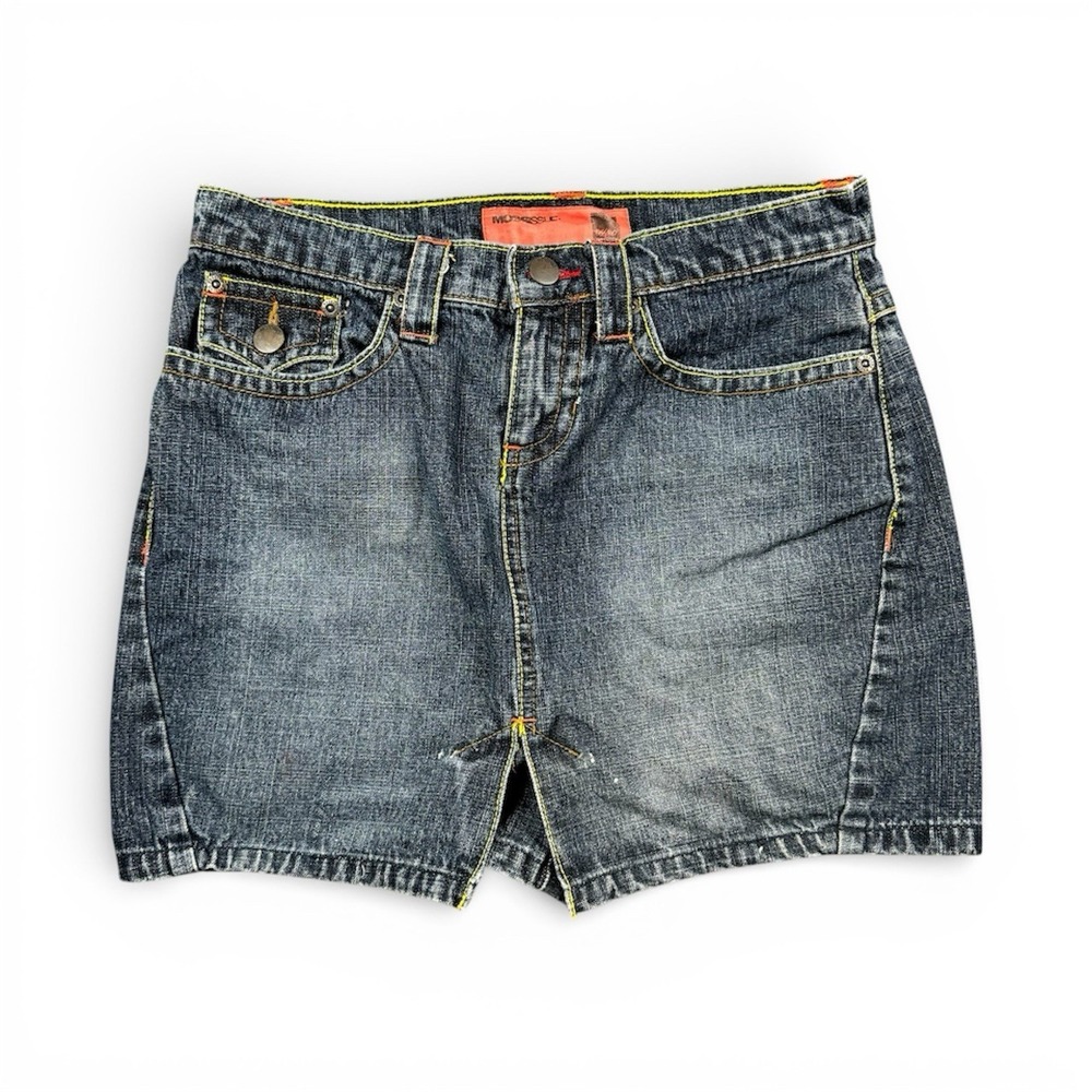 Vintage Mossimo Denim Mini Skirt Women 5 Blue Medium Wash‎ Jean 90s Y2K